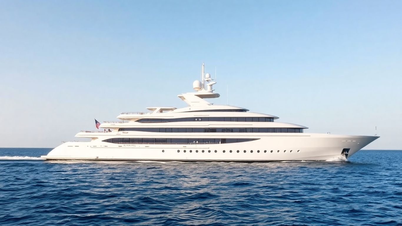 Arriva luxury yacht sailing on the ocean.
