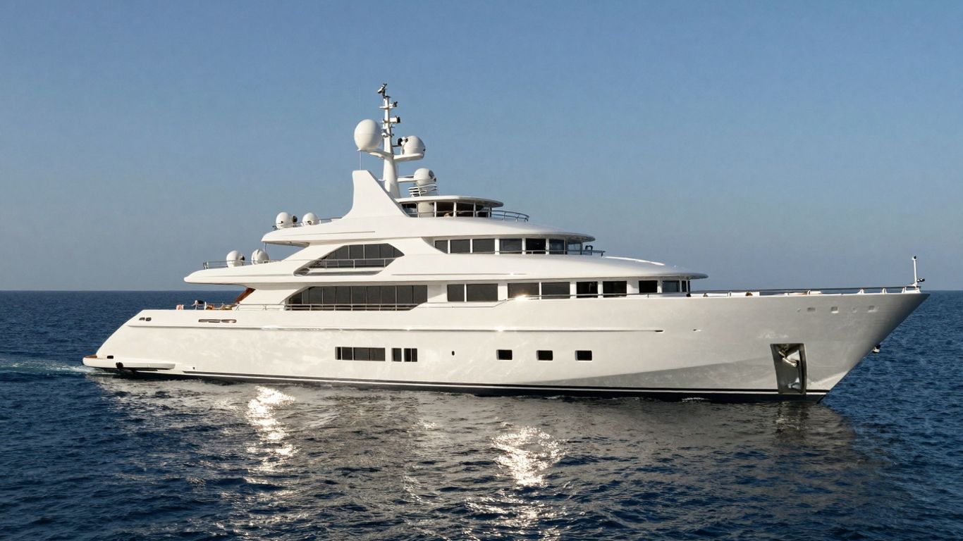 Anastasia superyacht on the ocean
