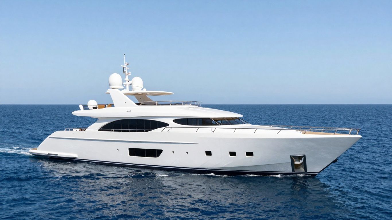 AIR Feadship superyacht sailing on blue ocean