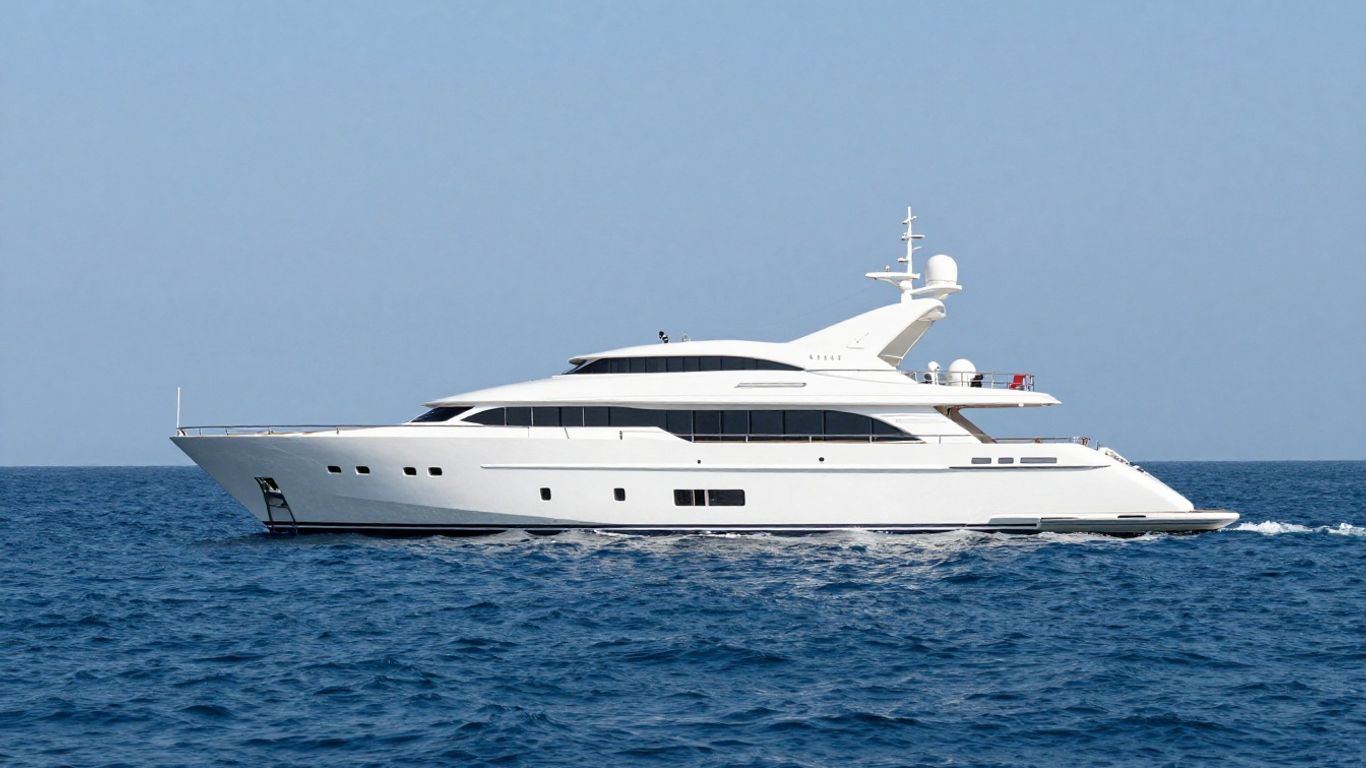 M/Y Seanna yacht sailing on blue ocean