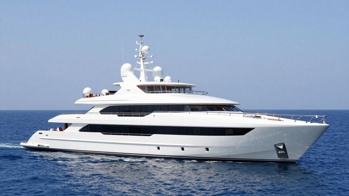 Lady S superyacht on the water