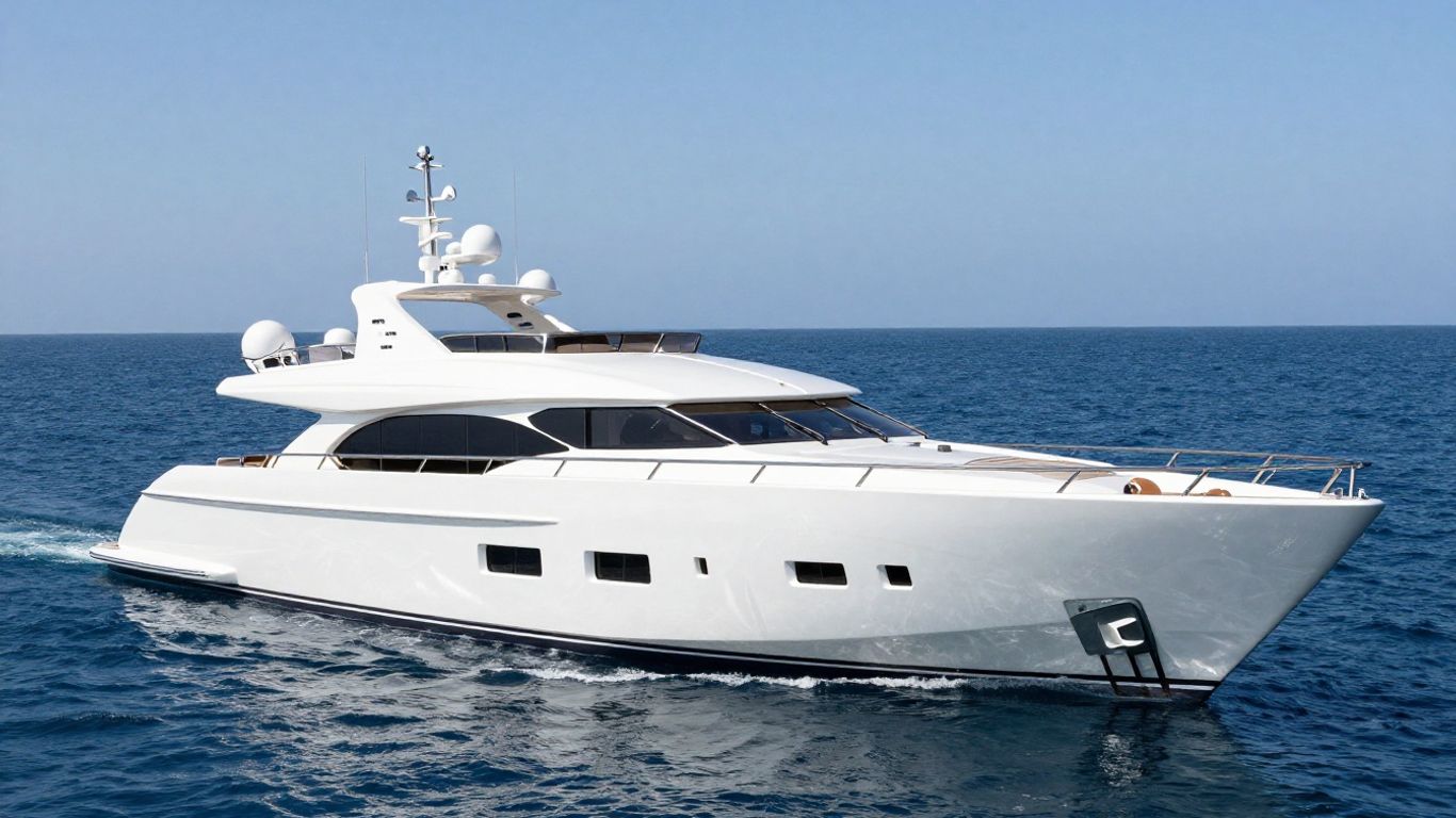 Motor Yacht Sirocco, a 47m Heesen superyacht, cruising on blue water.