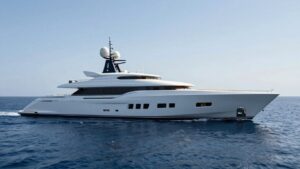 Sailing Yacht A superyacht on the ocean