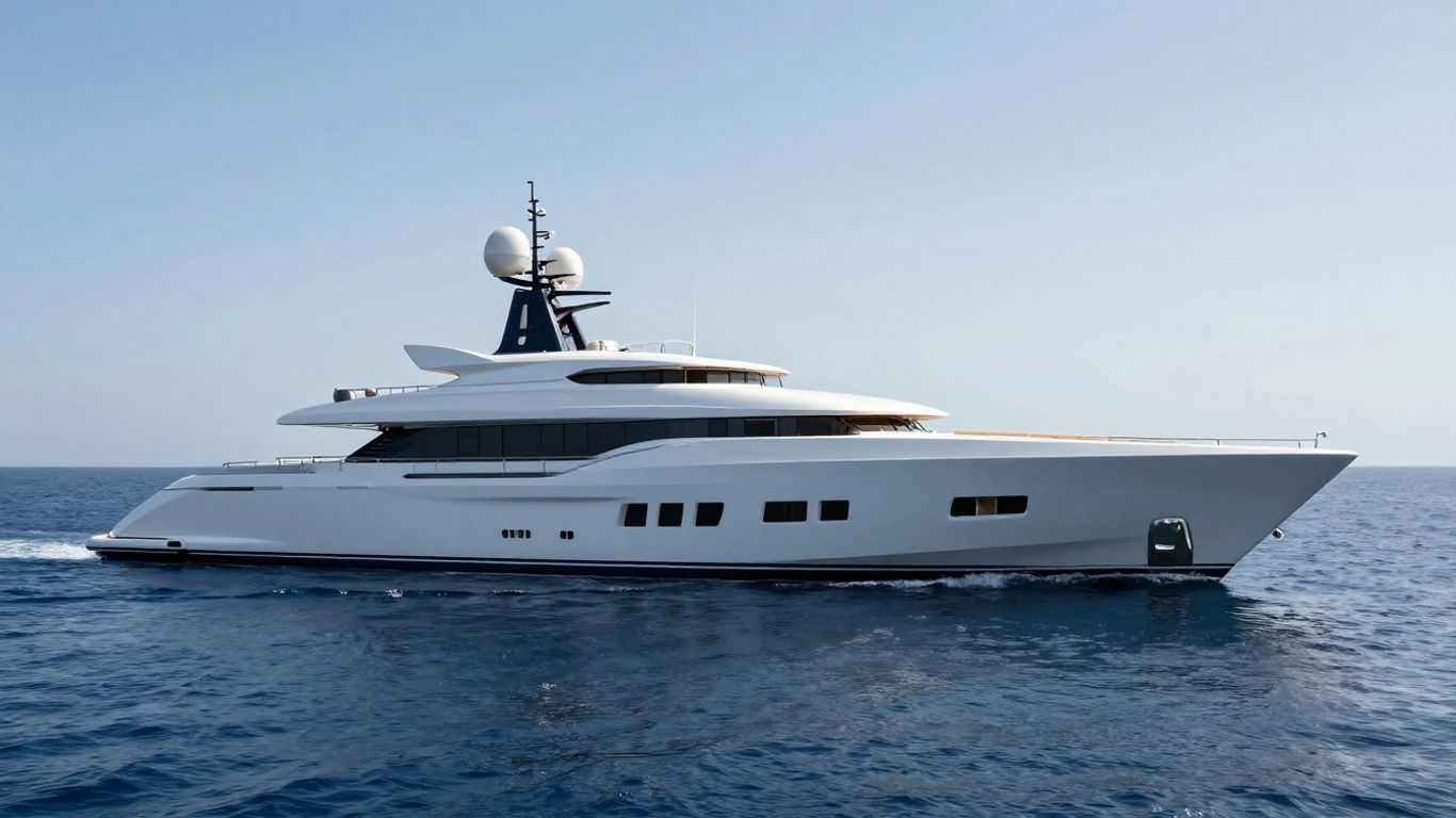 Sailing Yacht A superyacht on the ocean