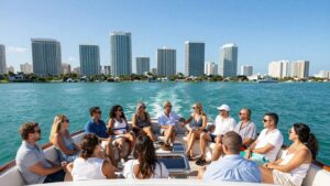 Luxury yacht party for 20 in Miami