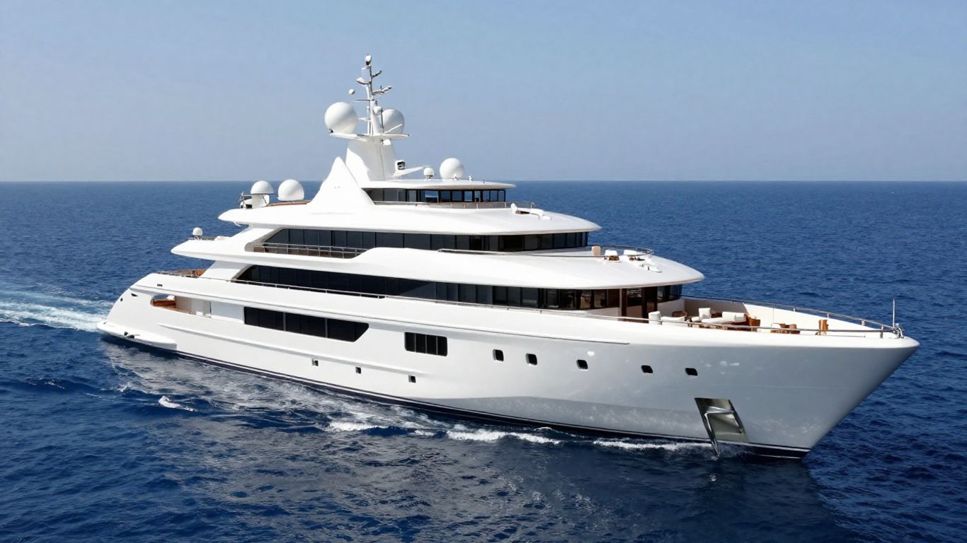 World's largest private yacht on the ocean.